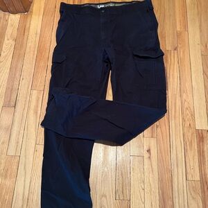 Lee Black Cargo Pants with Utility Pockets Work Pants